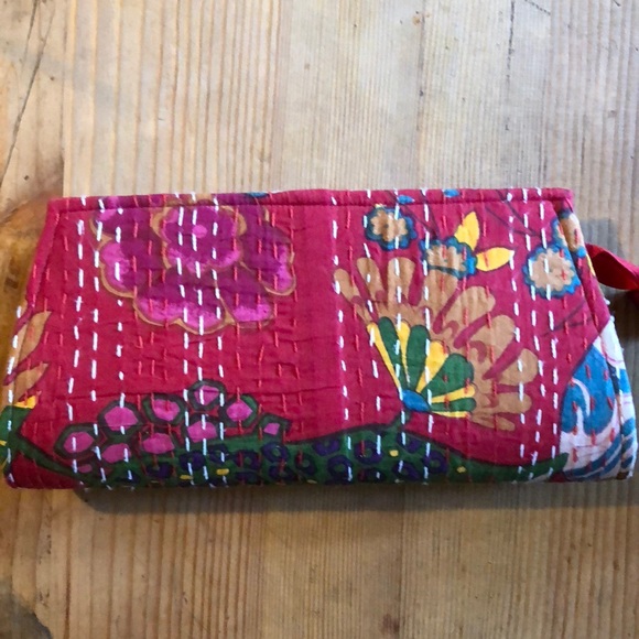 Boho clutch in Red Print - Picture 2 of 6